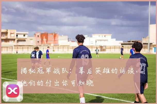 揭秘冠军战队:幕后英雄的访谈,他们的付出你可知晓